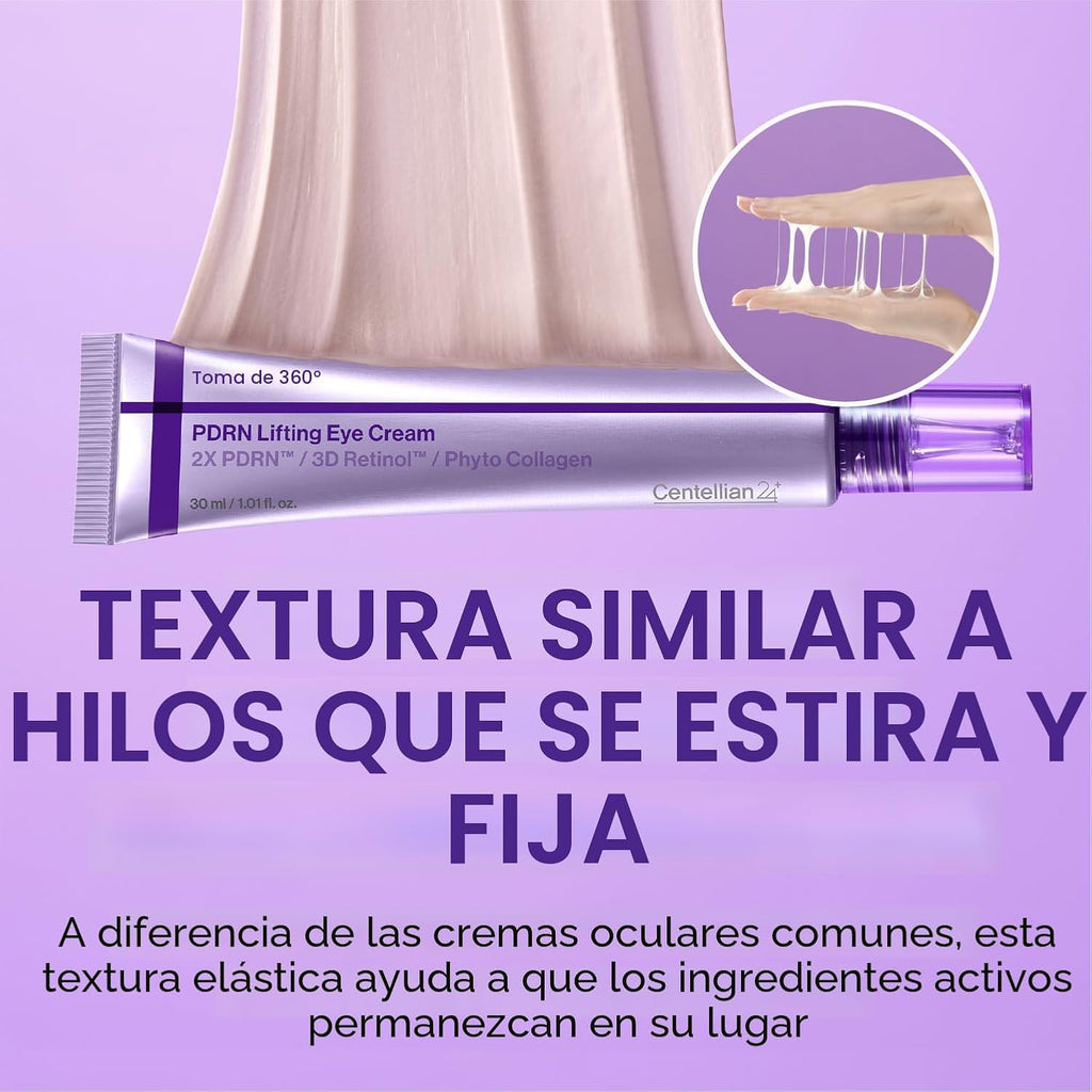 CENTELLIAN 24 360º Shot PDRN Crema de ojos con retinol antienvejecimiento con TECA, colágeno