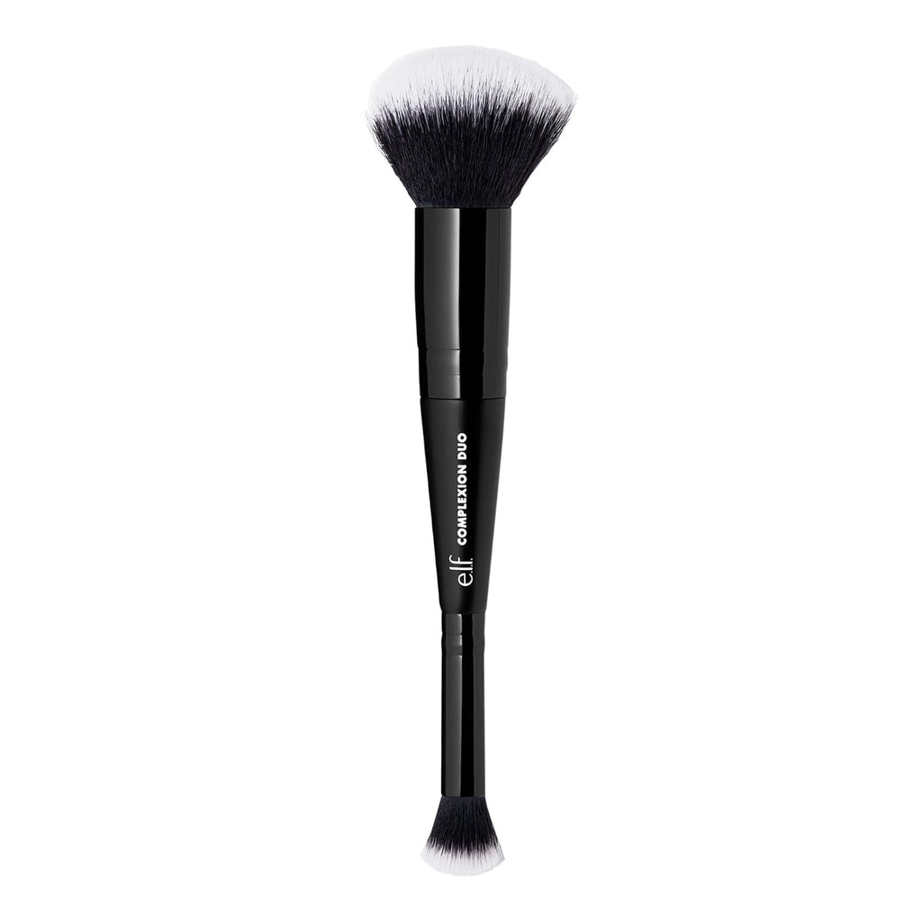 Elf Brocha Complexion Duo, para aplicar base y corrector
