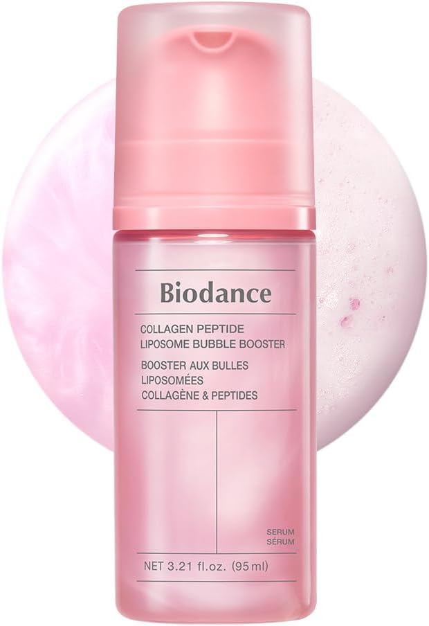 BIODANCE Péptido de colágeno Lipsome Bubble Booster, esencia de espuma de microburbujas para elasticidad y relleno, hidratación y preparación de la piel, cuidado coreano de la piel