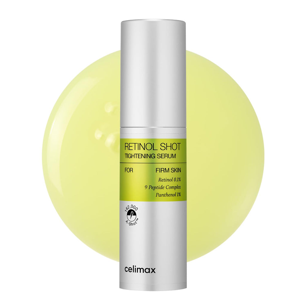 Celimax The Vita A Retinol Shot Suero Tensor | con retinol puro de vitamina A, péptido, minimizador de poros, arrugas y líneas finas, piel más firme, antienvejecimiento