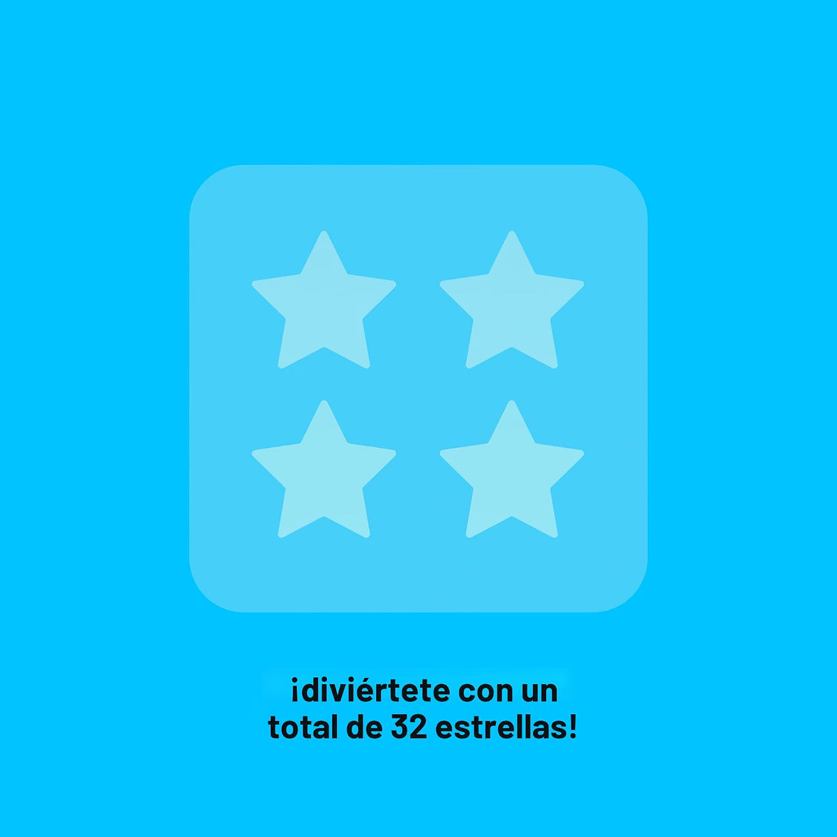 Starface Hydro-Star® Big Blue Compact + Parche de estrella hidrocoloide, 32 | Probado por dermatólogos, compacto con espejo recargable
