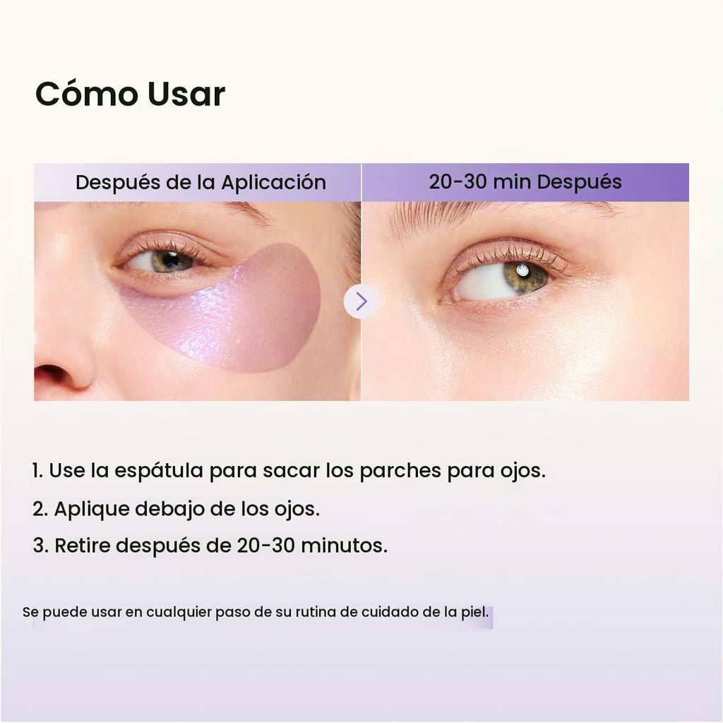 BIODANCE Caviar PDRN - Parches Ojeras Hidrogel Caviar Pdrn Exosomas ,  antiinflamación ojos hinchados y cansados 60 UNIDADES