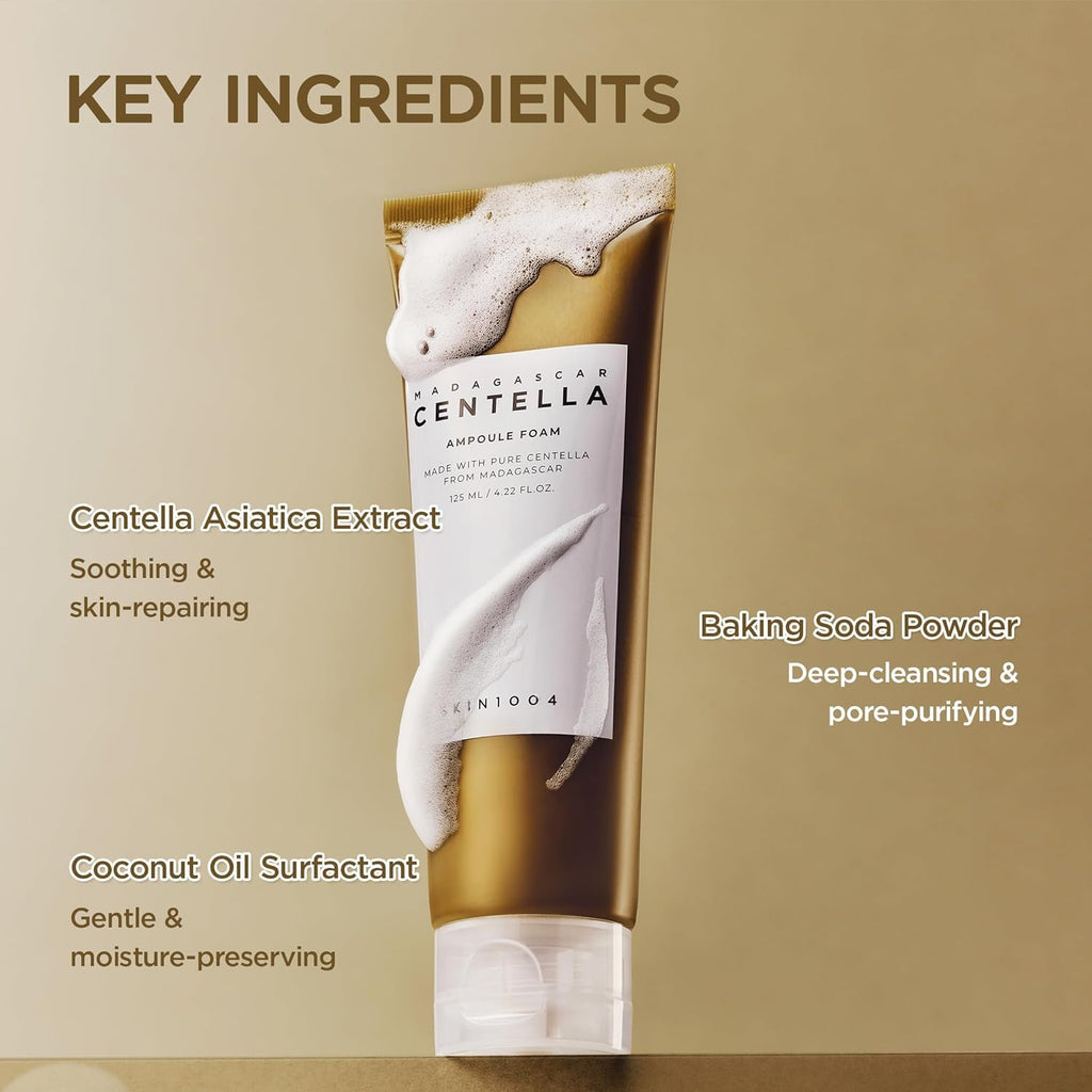 Skin1004 Madagascar - Limpiador en  Espuma de ampolla Centella 125 ml