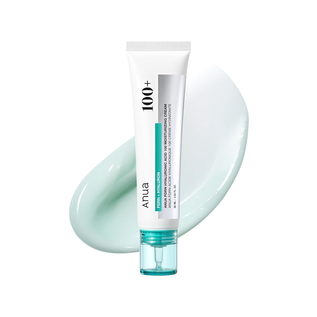 ANUA PDRN Crema Hidratante de Ácido Hialurónico 100, Hidratante ,  Colágeno-  Piel de Vidrio, Cuidado de la Piel Coreano