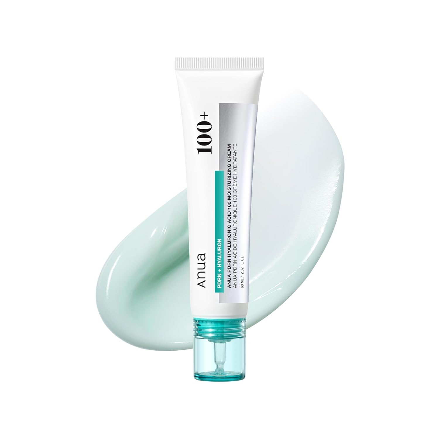 ANUA PDRN Crema Hidratante de Ácido Hialurónico 100, Hidratante ,  Colágeno-  Piel de Vidrio, Cuidado de la Piel Coreano