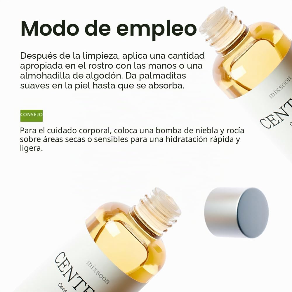 Mixsoon Soondy Esencia de Centella Asiática - Suavizante, Calmante e Hidratante