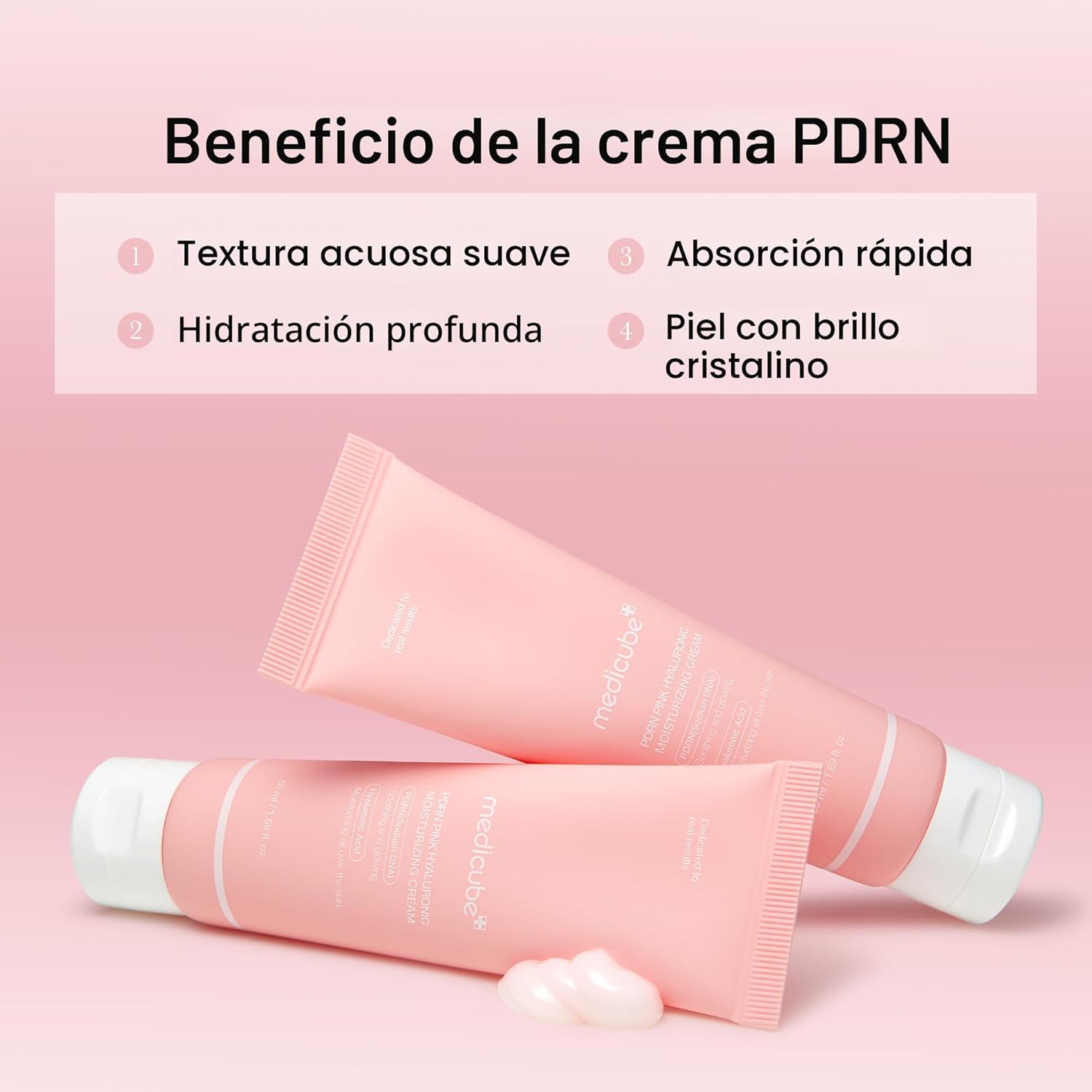Medicube PDRN pink Peptide  Crema Hidratante Hialuronico