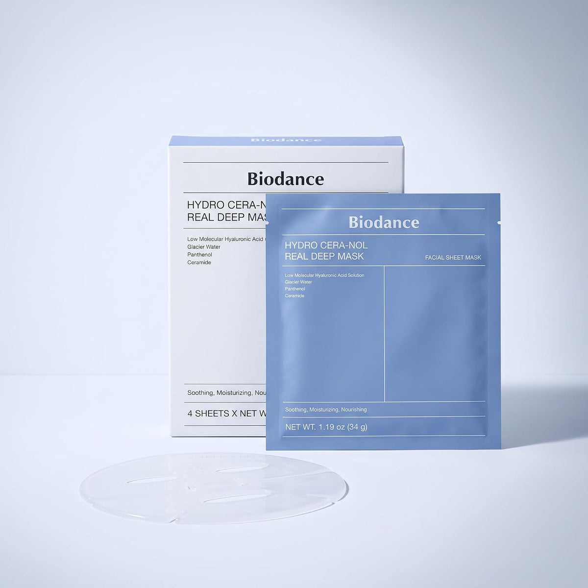 BIODANCE Hydro Cera-nol Real Deep Mask para hidratar y calma