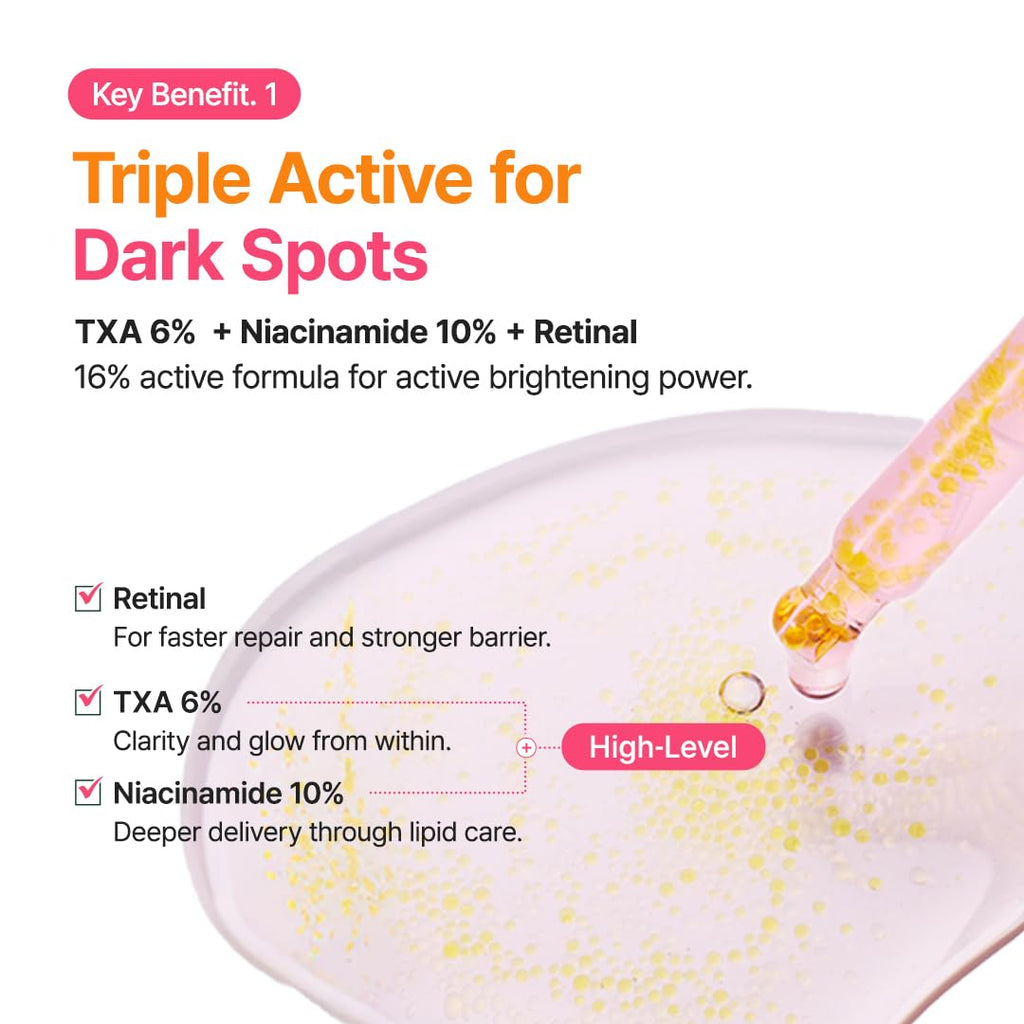 PURITO TXA 6% + Niacinamida 10% + Retinal Suero
