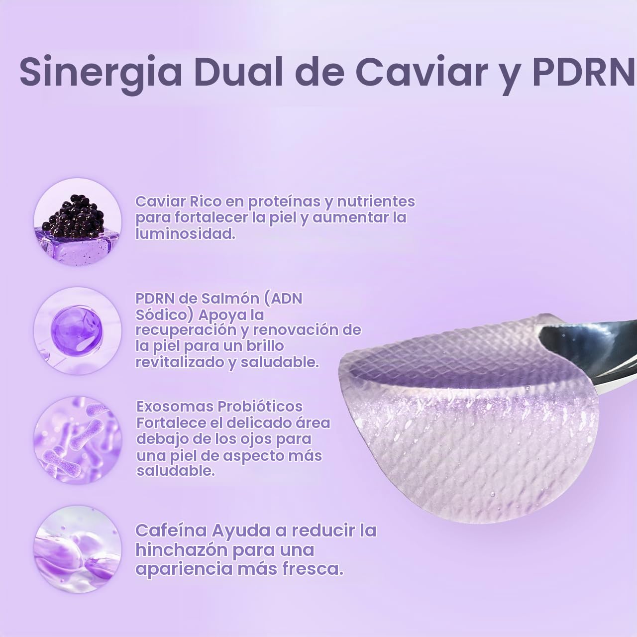 BIODANCE Caviar PDRN - Parches Ojeras Hidrogel Caviar Pdrn Exosomas ,  antiinflamación ojos hinchados y cansados 60 UNIDADES
