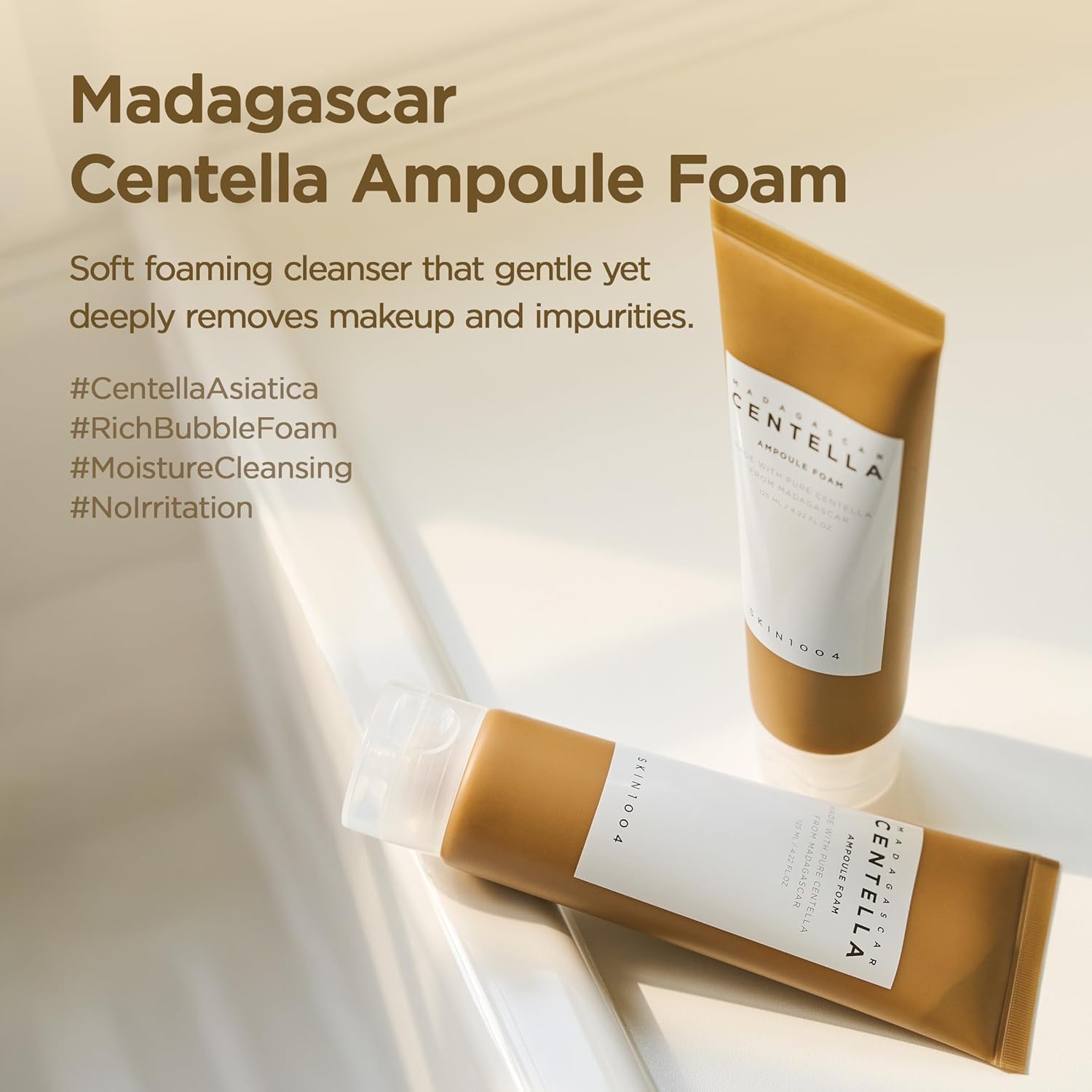 Skin1004 Madagascar - Limpiador en  Espuma de ampolla Centella 125 ml