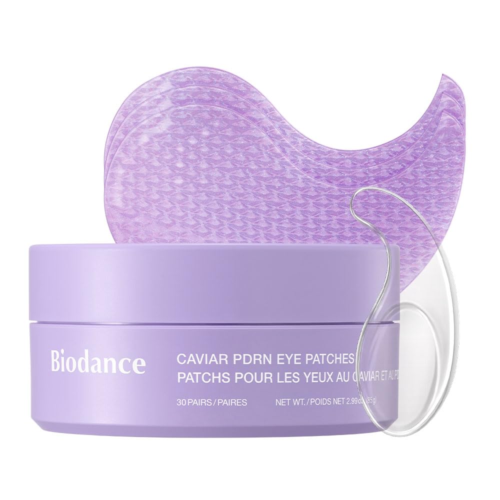 BIODANCE Caviar PDRN - Parches Ojeras Hidrogel Caviar Pdrn Exosomas ,  antiinflamación ojos hinchados y cansados 60 UNIDADES