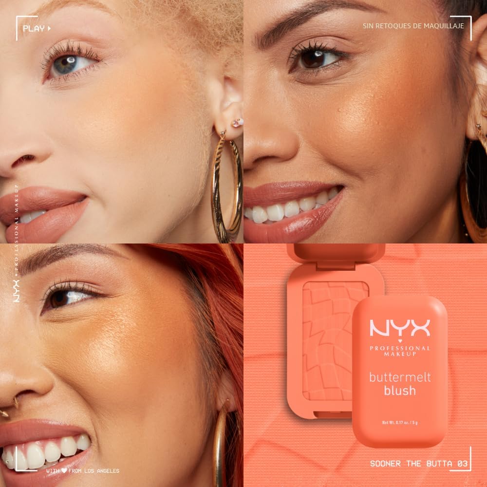 NYX PROFESSIONAL MAKEUP Rubor en polvo Buttermelt
