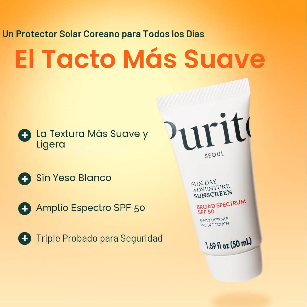 PURITO Protector Solar Coreano SPF 50