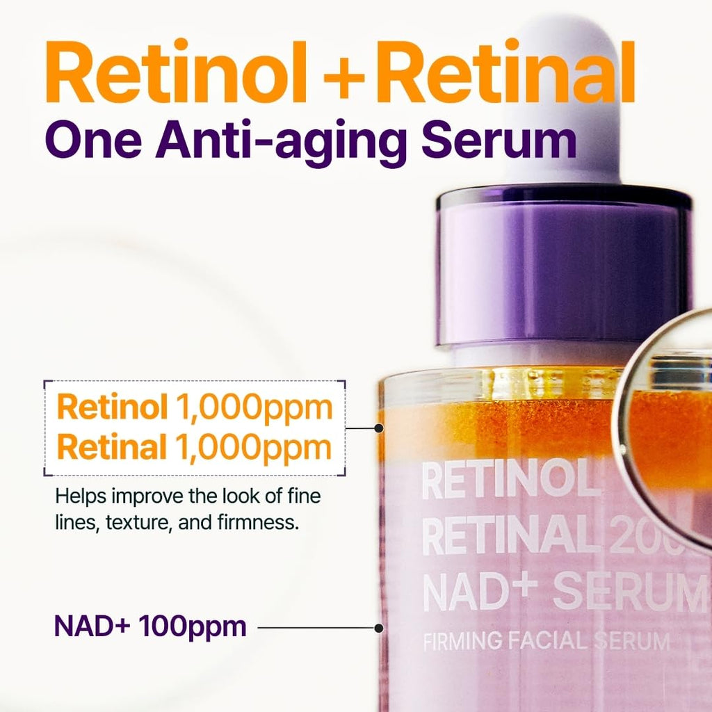 PURITO Retinol Retinal Nad+ suero antienvejecimiento coreano
