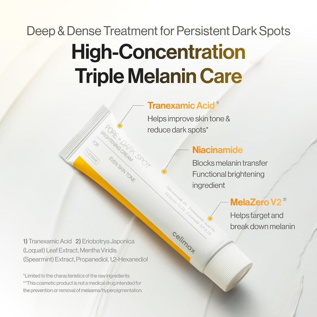 Celimax The Vita Retinal Shot - Refuerzo de refuerzo + crema para manchas |antienvejecimiento, retina, niacinamida, ácido tranexámico