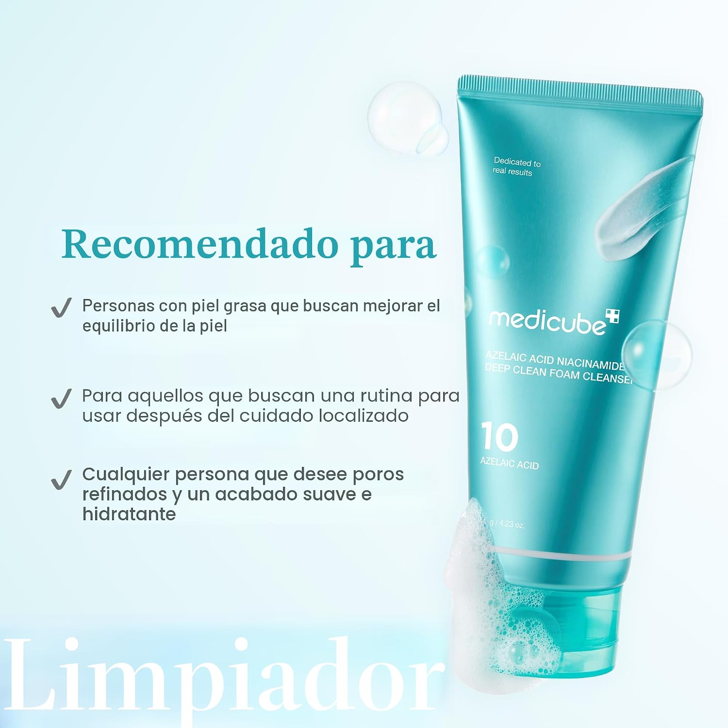 Medicube Limpiador Espumoso de Ácido Azelaico