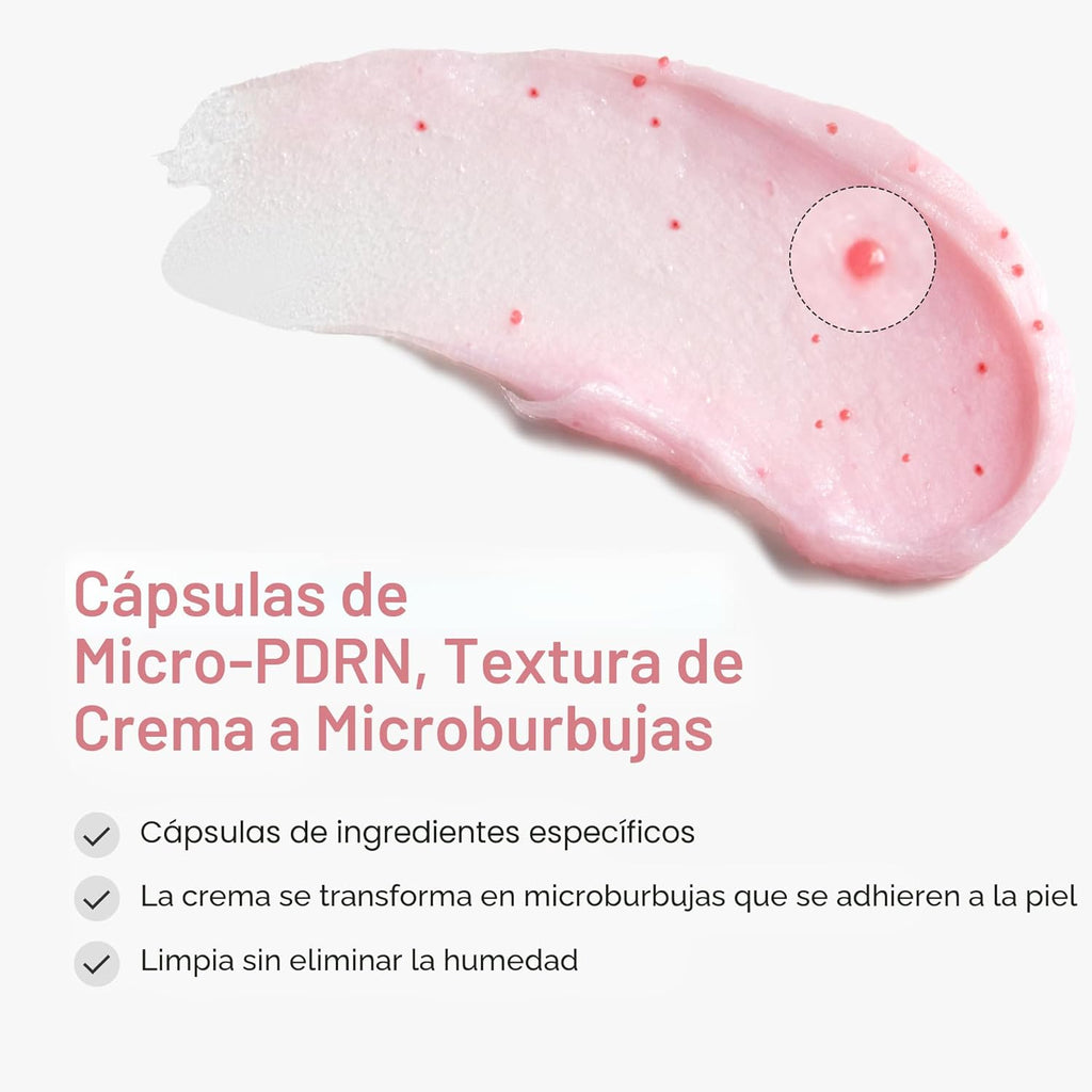 Medicube Limpiador Facial PDRN Pink Glutatión Cápsula Espuma Limpiador