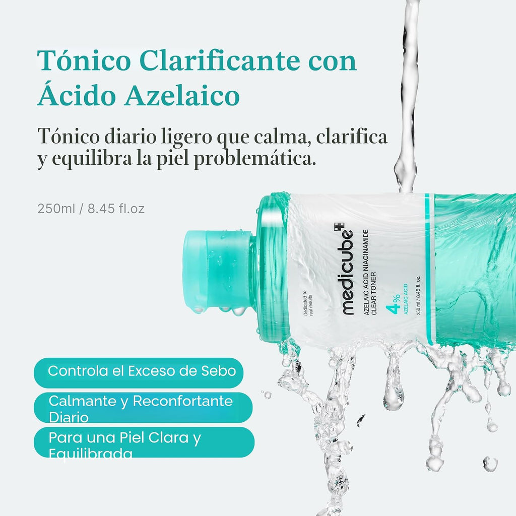 Medicube Tónico aclarante de niacinamida de ácido azelaico