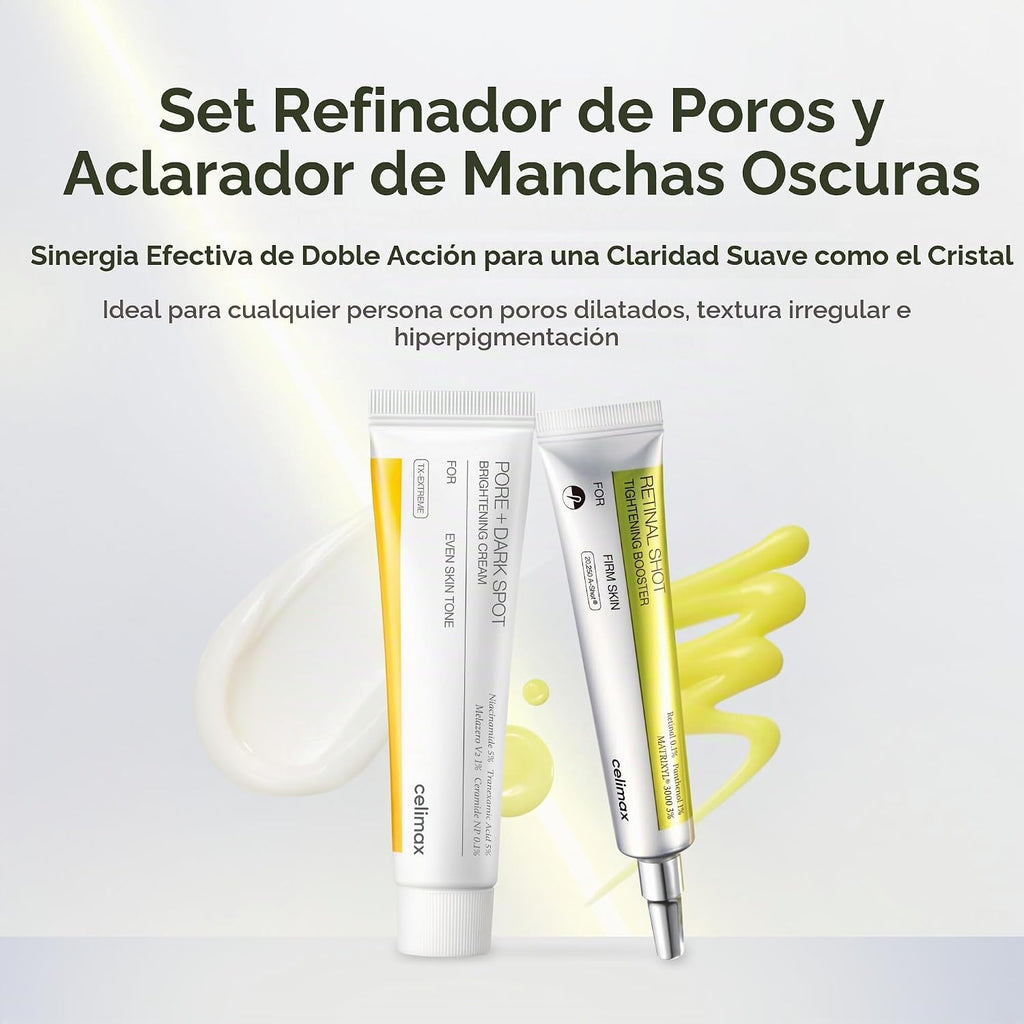 Celimax The Vita Retinal Shot - Refuerzo de refuerzo + crema para manchas |antienvejecimiento, retina, niacinamida, ácido tranexámico