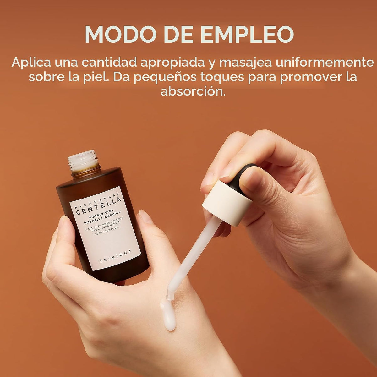 SKIN1004 Probio Cica Ampolla Intensiva  Suero Facial de Centella y Ceramida para Hidratación y Fortalecimiento de la Piel