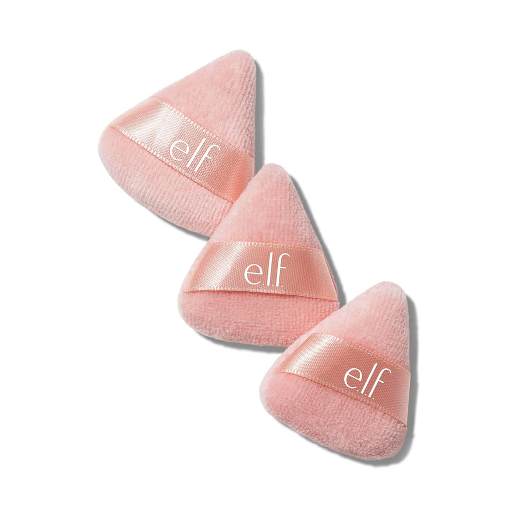 Elf  Halo Glow Pinkie Puffs  mini x3 soplo para aplicar polvos sueltos