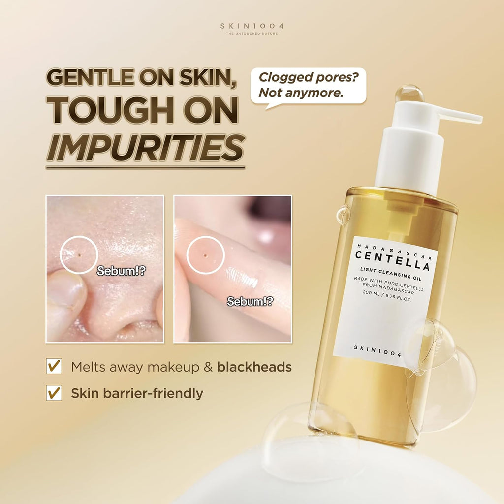 Skin1004 Aceite de Limpieza Ligero Madagascar Centella 200 ml