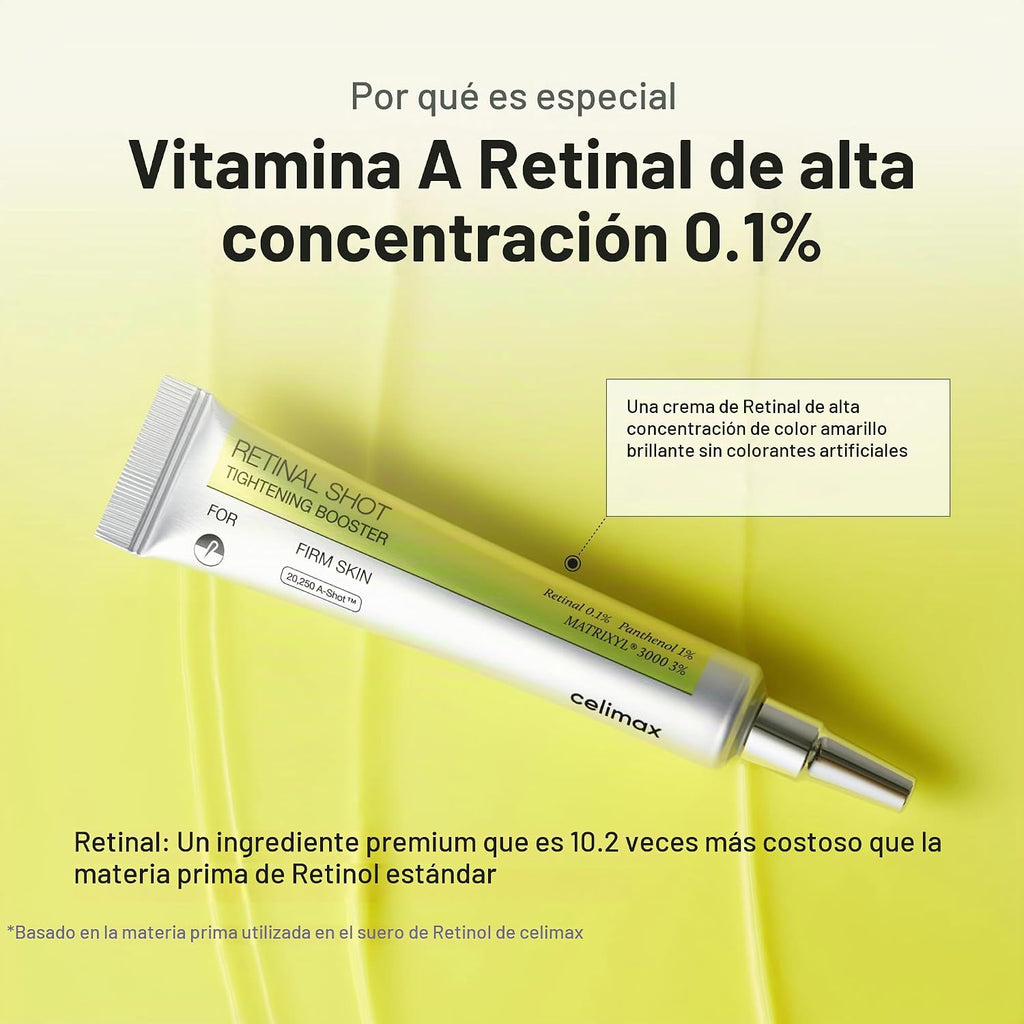 Celimax The Vita Retinal Shot - Refuerzo de refuerzo + crema para manchas |antienvejecimiento, retina, niacinamida, ácido tranexámico