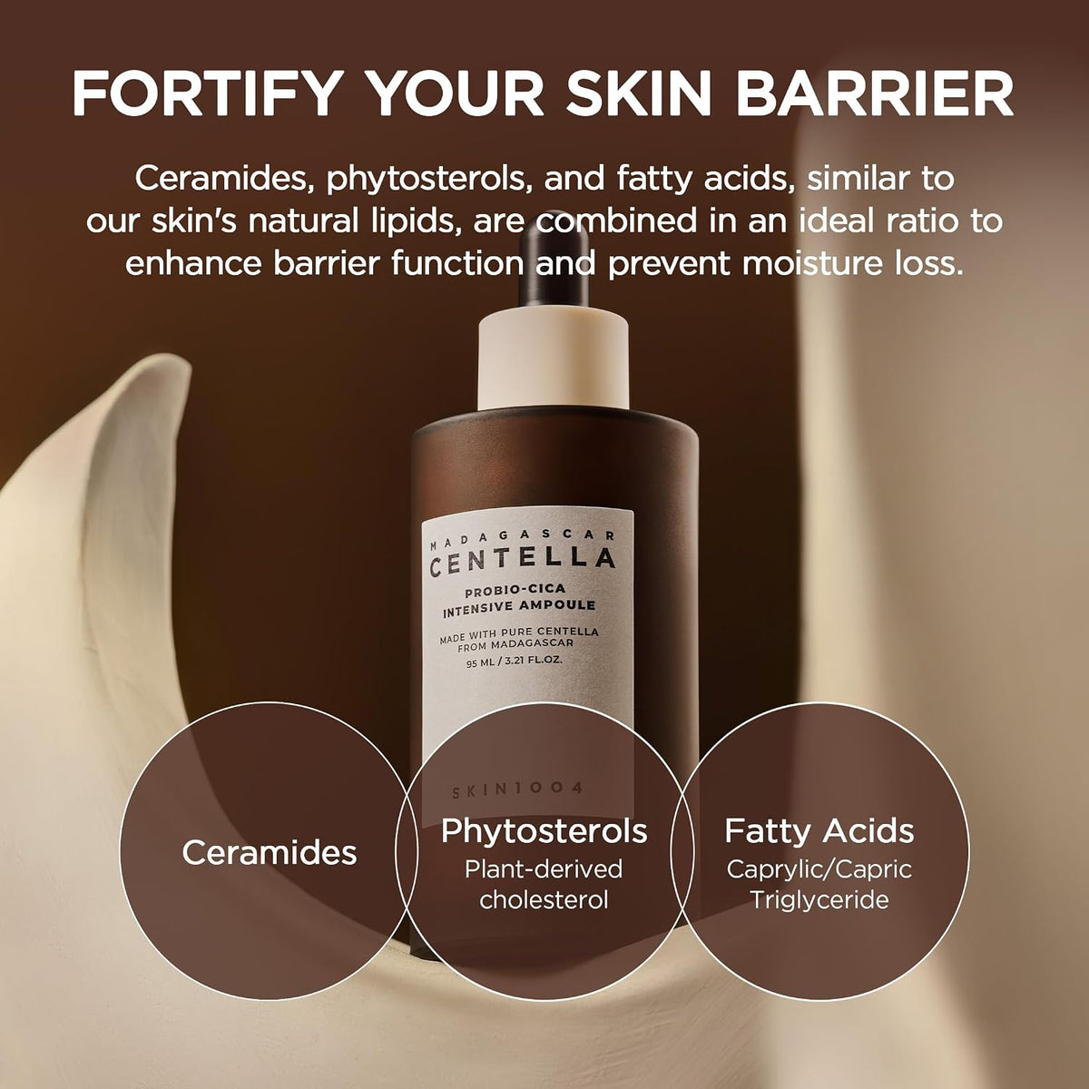 SKIN1004 Probio Cica Ampolla Intensiva  Suero Facial de Centella y Ceramida para Hidratación y Fortalecimiento de la Piel