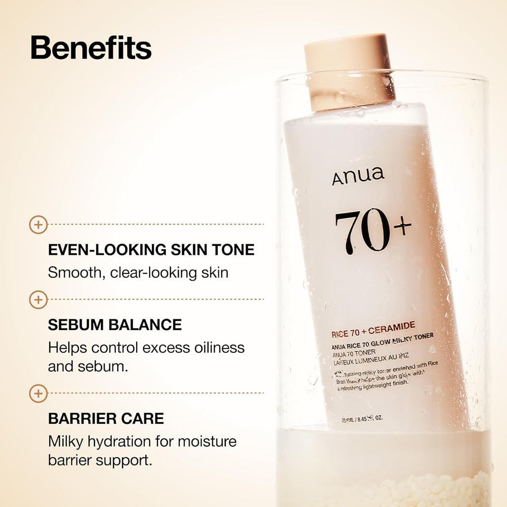 ANUA Rice 70 Glow Milky Toner,