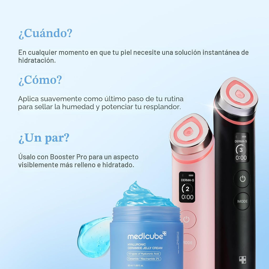 Medicube Crema en Gel Hidratante de Ácido Hialurónico | Hidratante Diario para Todo Tipo de Piel