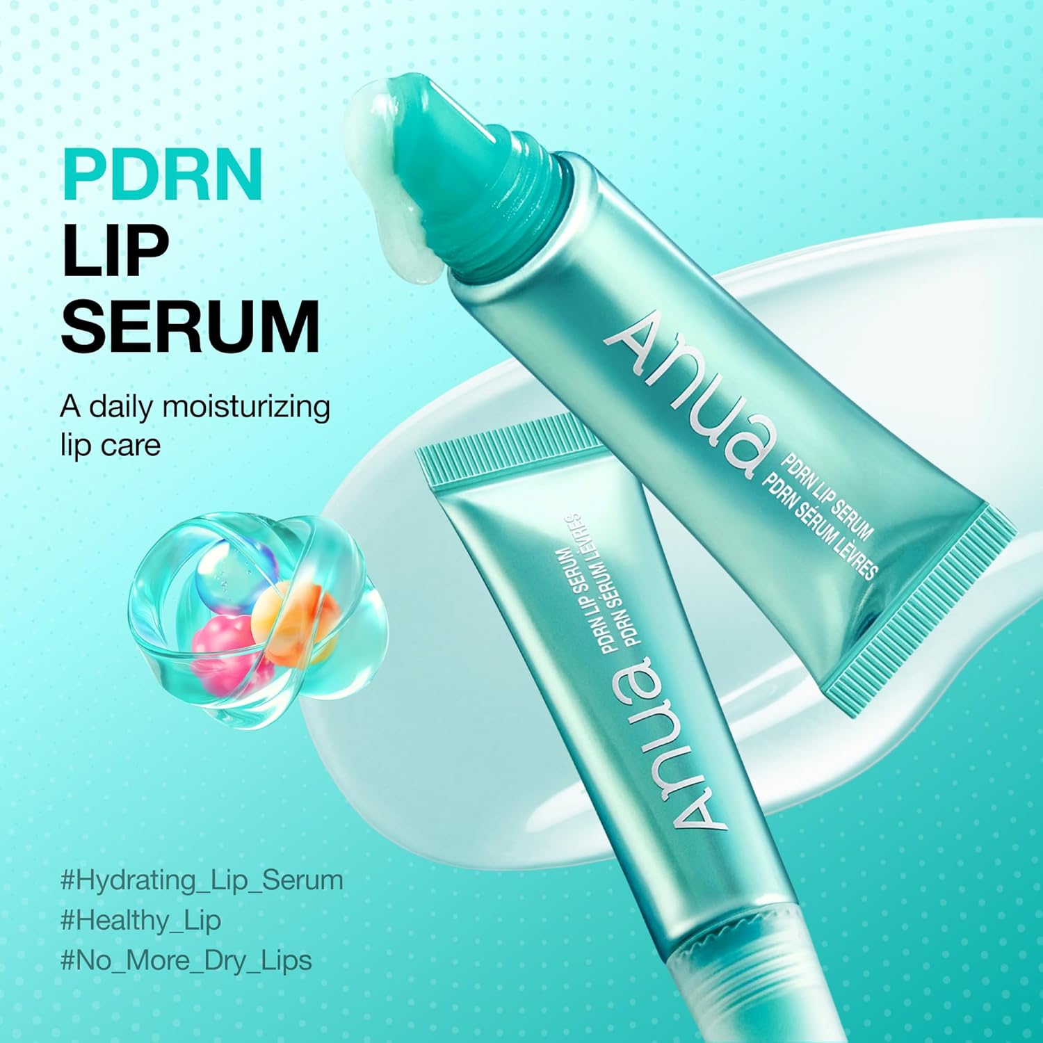 Anua PDRN - Suero labial, hidratación de larga duración para labios secos y agrietados, cuidado labial hidratante