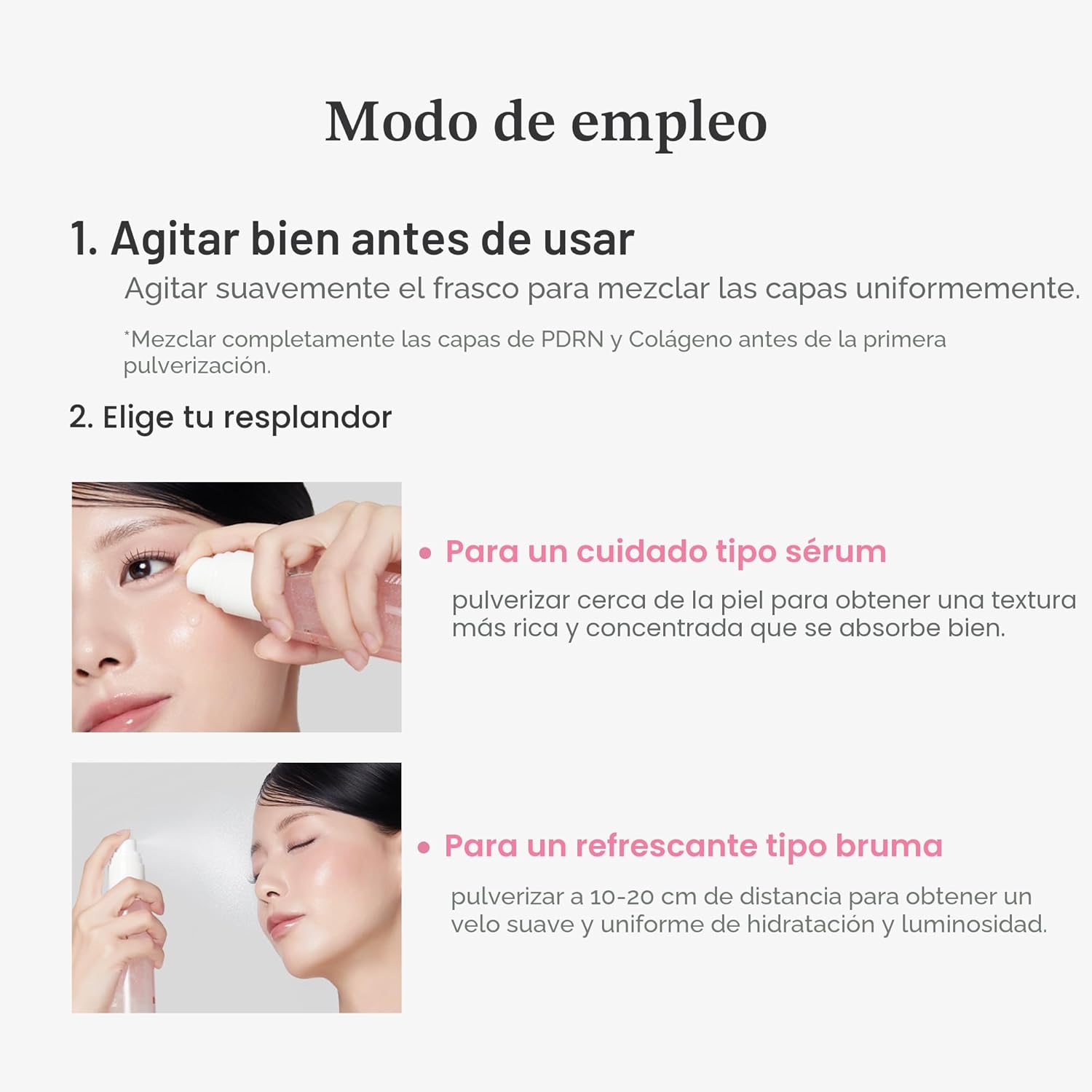 Medicube Pink PDRN - Suero de colágeno Glow Jelly Mist
