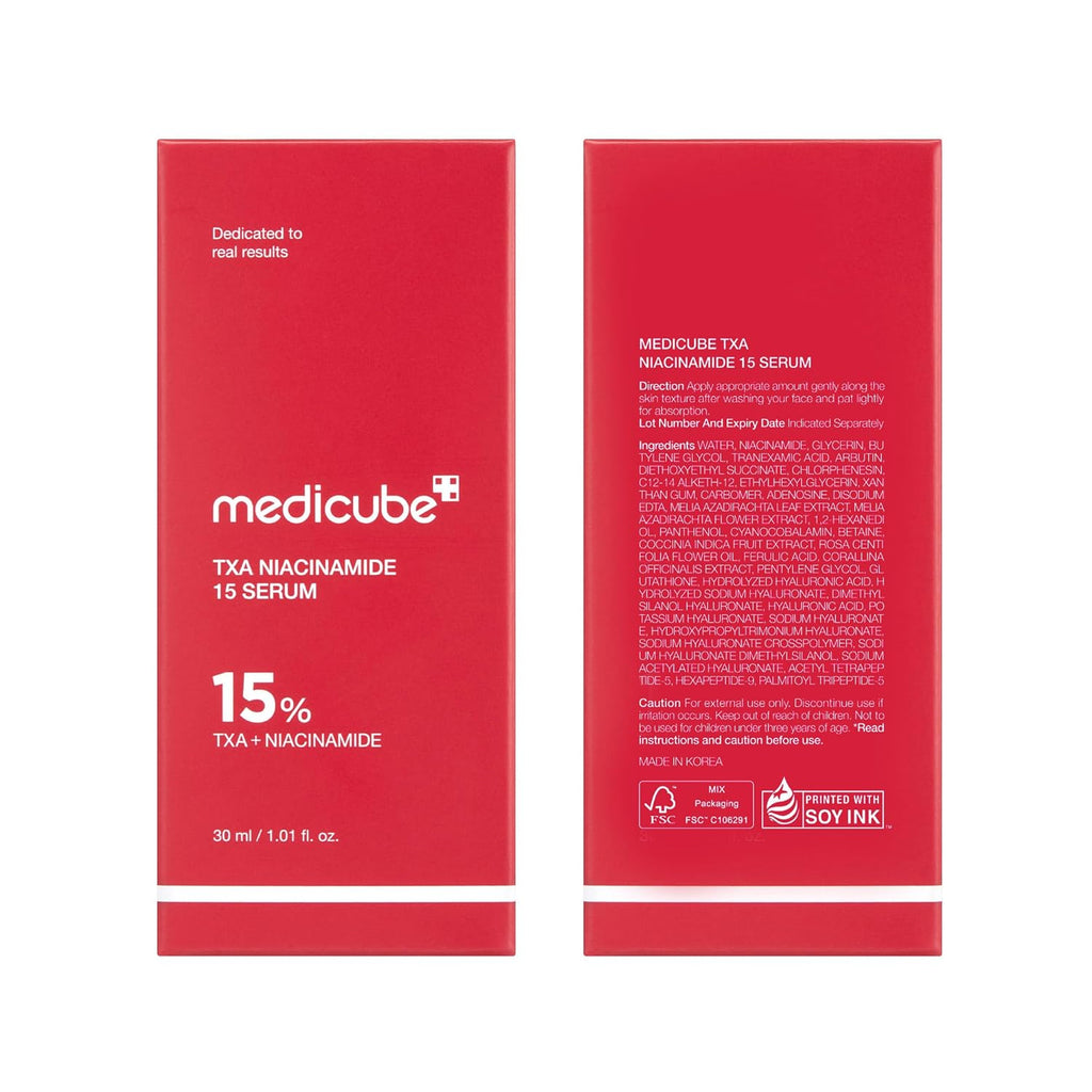 Medicube TXA+Niacinamida 15% Suero Facial Luminoso para el Cuidado Posterior a las Manchas | Cuidado Coreano Diario