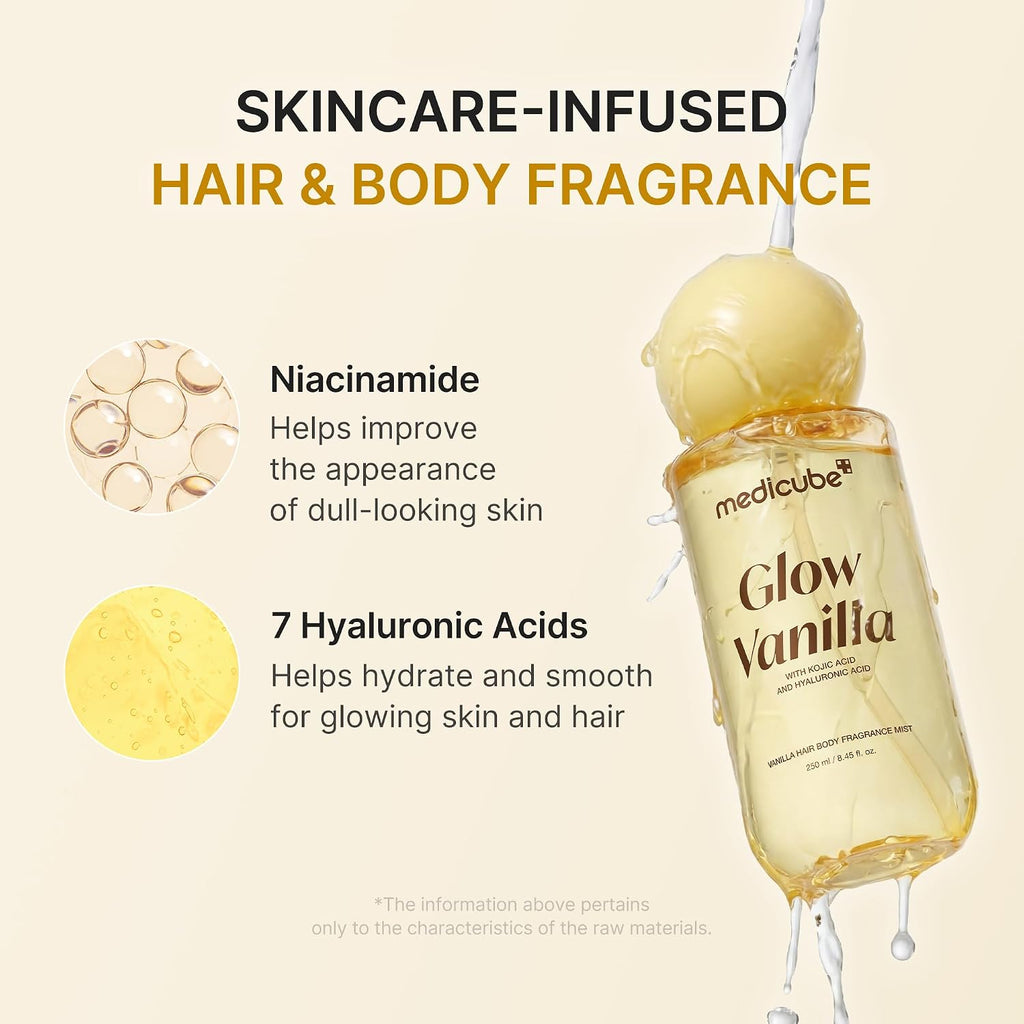 medicube Glow Vanilla - Acido Kojico & Hialuronico - Body Mist