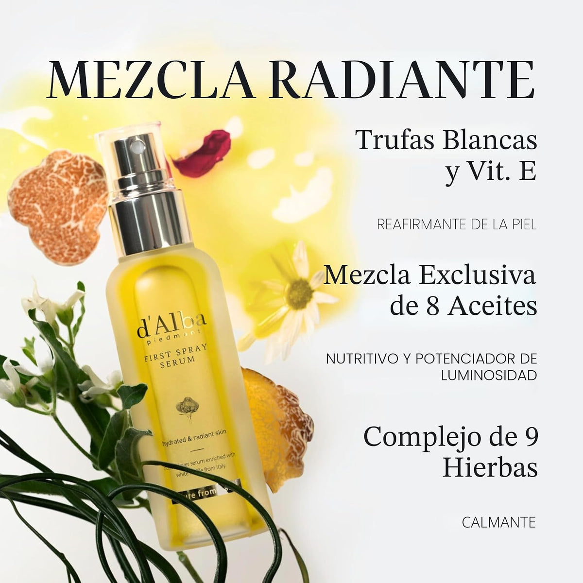 d'Alba Piedmont Suero en aerosol de trufa blanca italiana