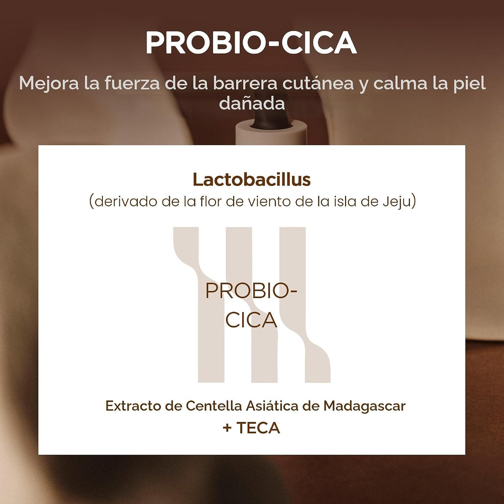 SKIN1004 Probio Cica Ampolla Intensiva  Suero Facial de Centella y Ceramida para Hidratación y Fortalecimiento de la Piel