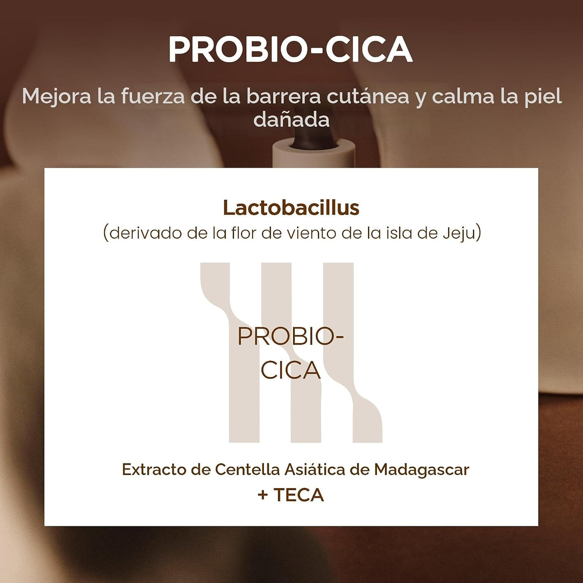 SKIN1004 Probio Cica Ampolla Intensiva  Suero Facial de Centella y Ceramida para Hidratación y Fortalecimiento de la Piel