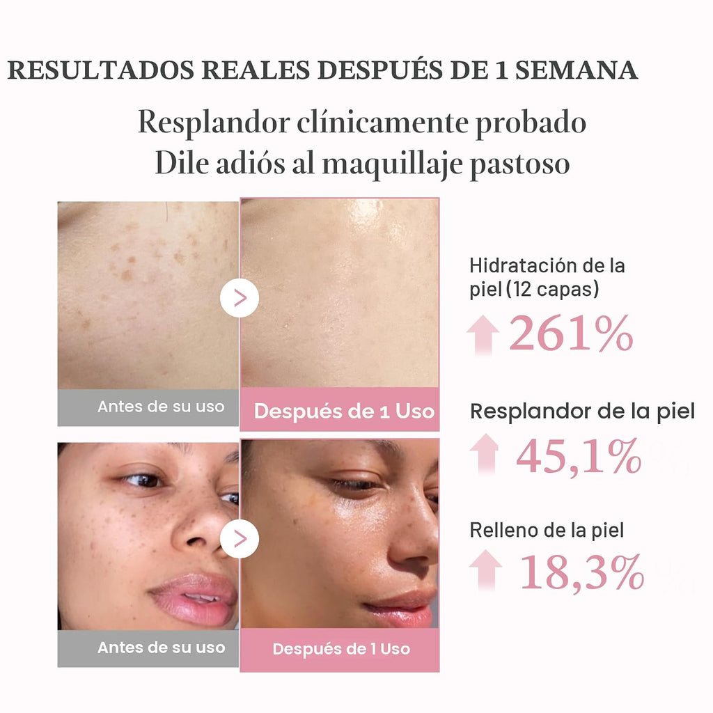 Medicube PDRN - Suero de burbujas de colágeno rosa | Suero reafirmante con 99% de pureza PDRN y colágeno