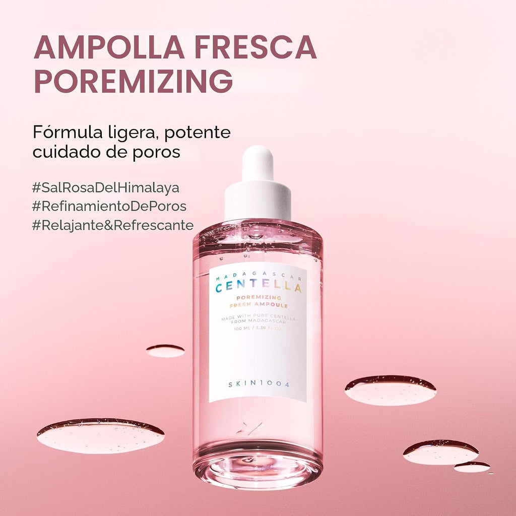 SKIN1004 Ampolleta Madagascar serum Centella Poremizing- | Hidratación Calmante 100 ml