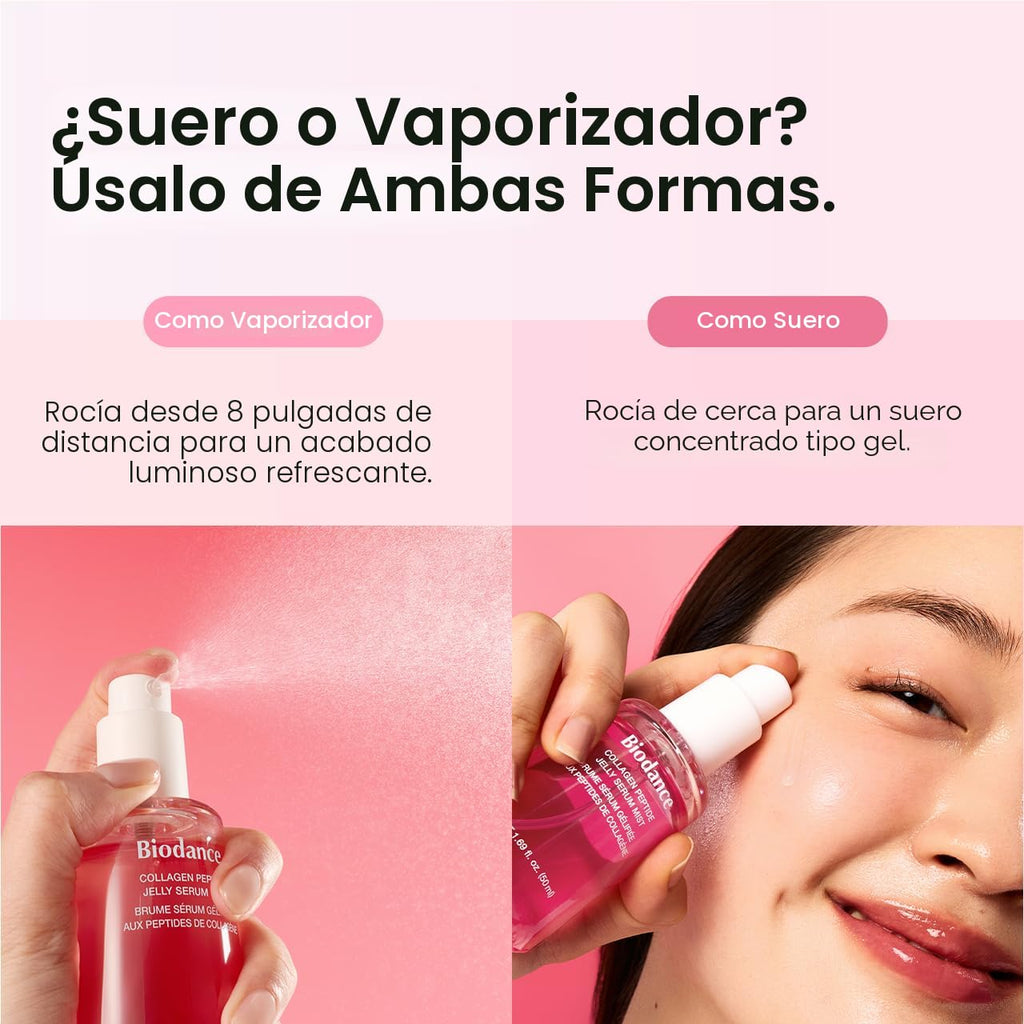 BIODANCE Spray facial hidratante de péptidos de colágeno,  antienvejecimiento, hidrogel