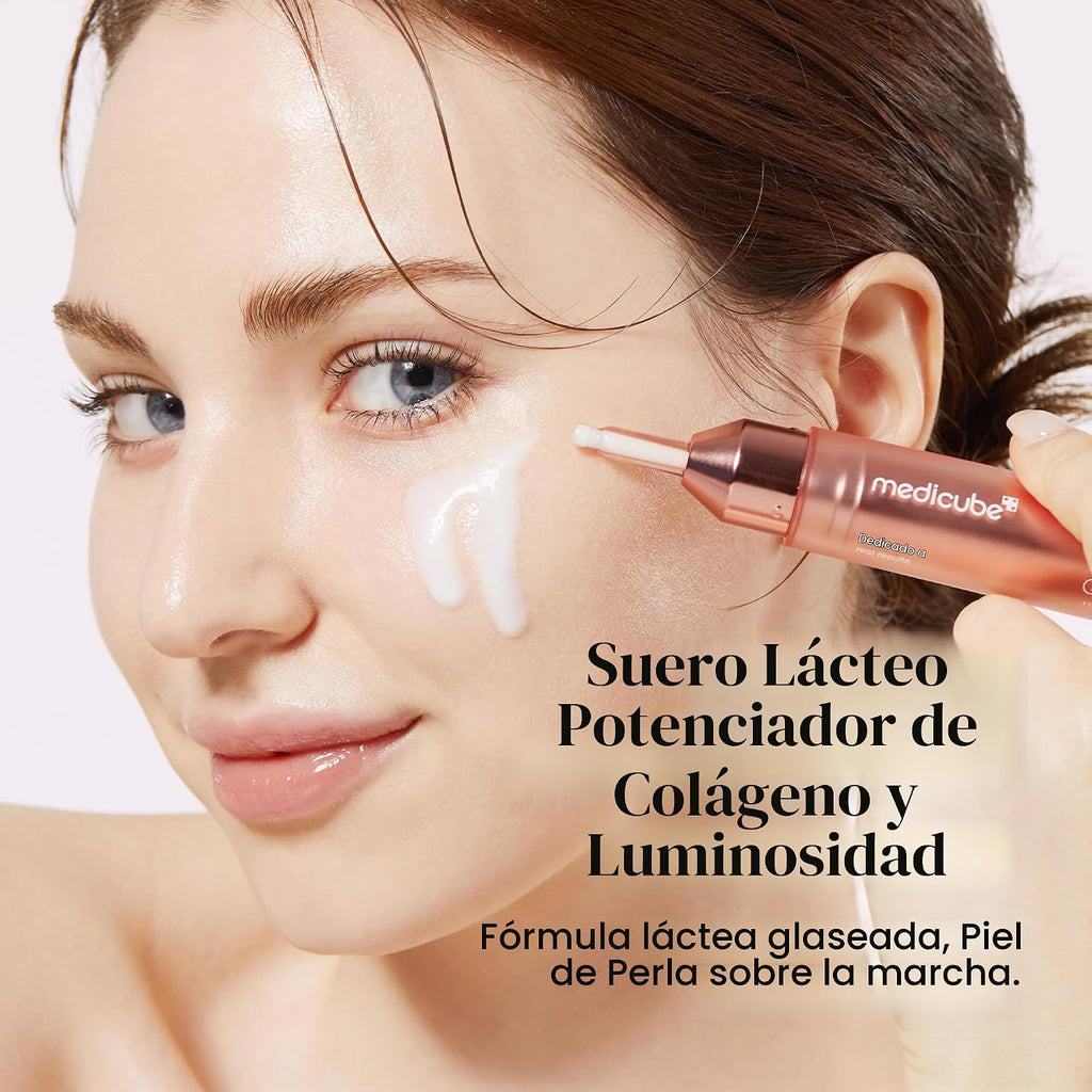 Medicube Suero de colágeno Elastina  Glow Booster Milk Twist & Click
