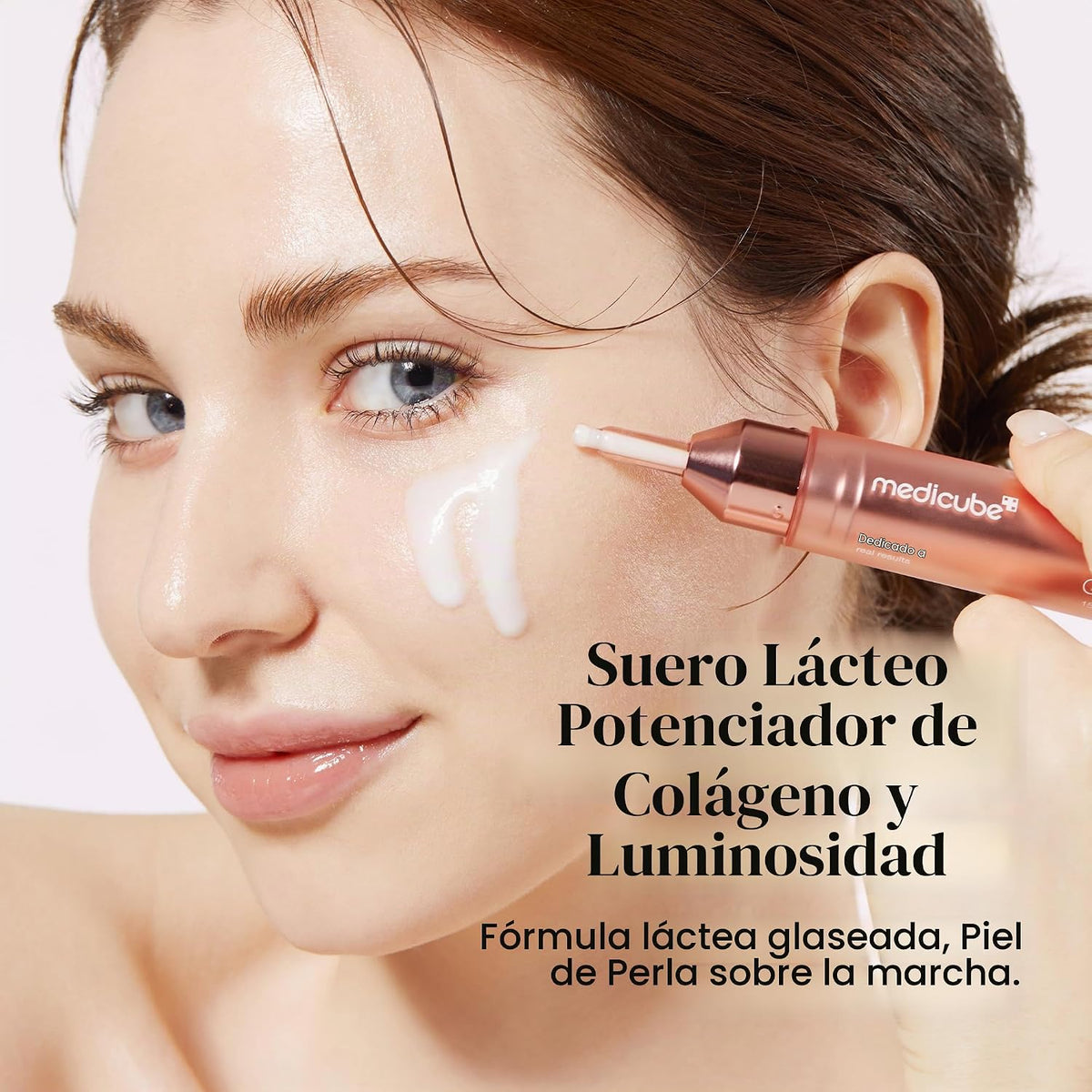 Medicube Suero de colágeno Elastina  Glow Booster Milk Twist & Click