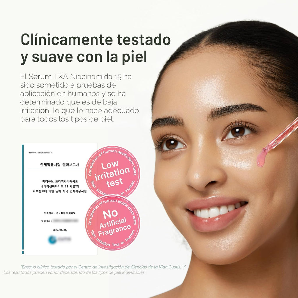 Medicube TXA+Niacinamida 15% Suero Facial Luminoso para el Cuidado Posterior a las Manchas | Cuidado Coreano Diario