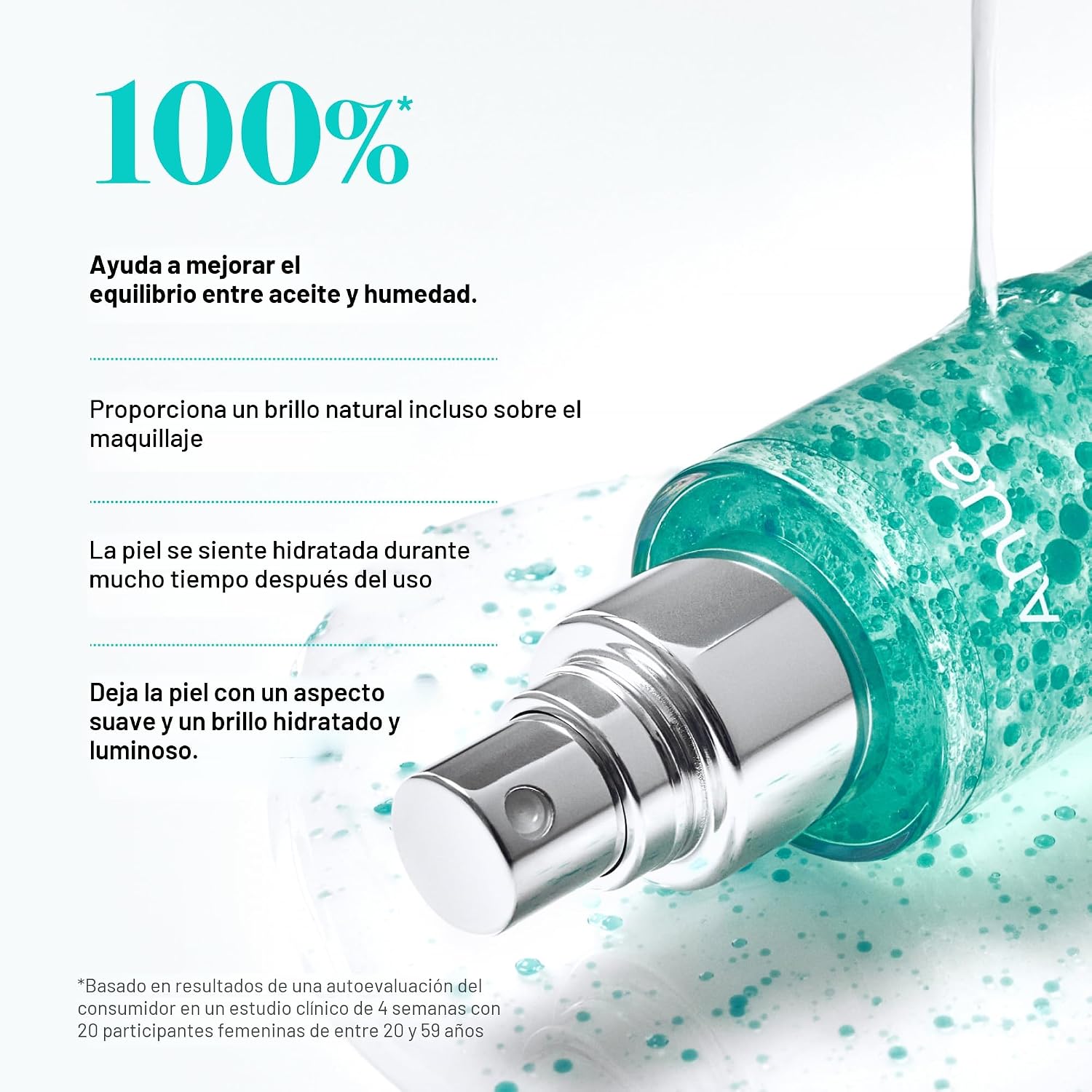 Anua PDRN - Suero facial en aerosol con brillo de colágeno, niebla facial hidratante