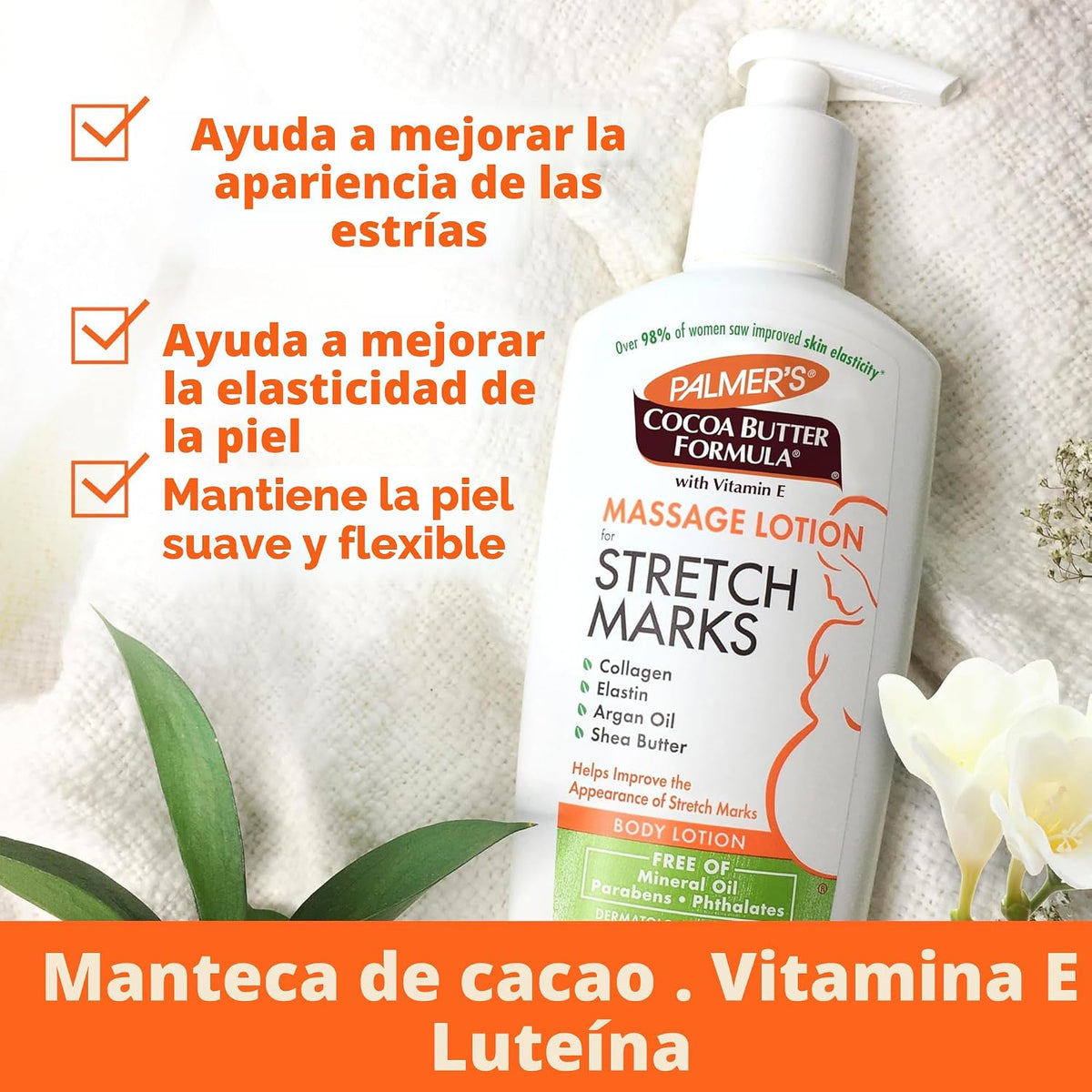 Palmer's Manteca De Cacao Loción Para Las estrías