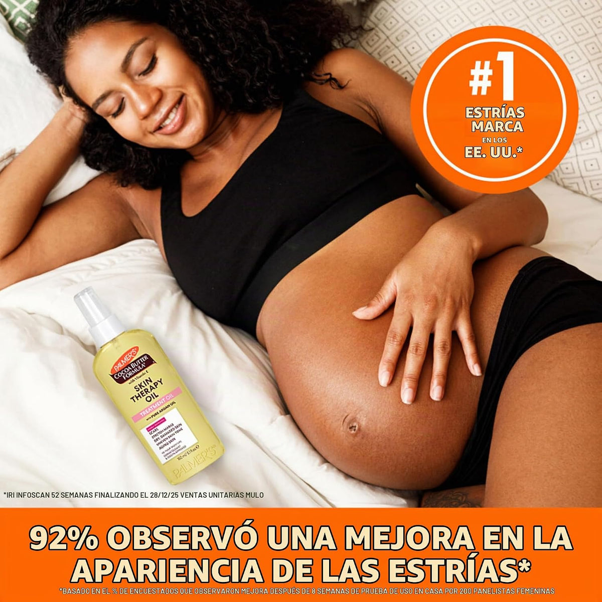 Palmer's Aceite para terapia de la piel, fórmula con vitamina E de manteca de cacao