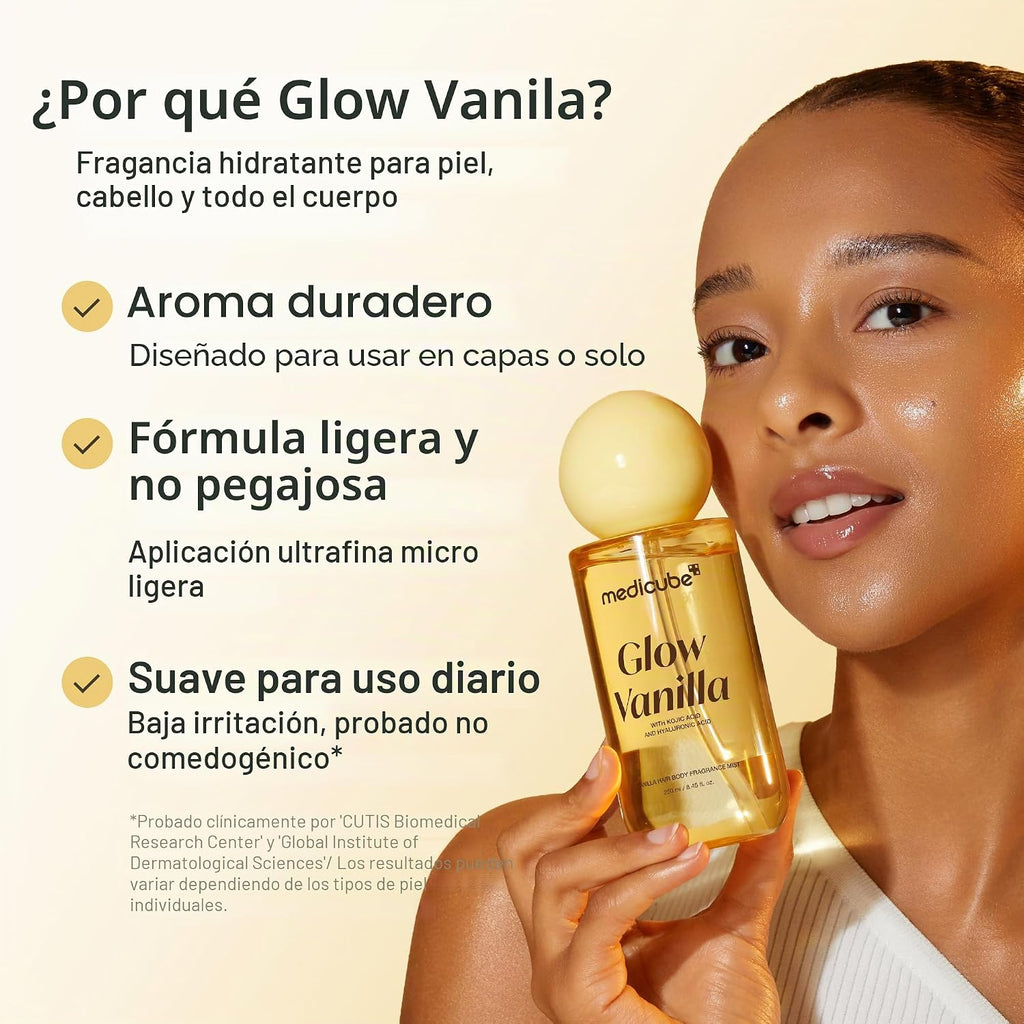 medicube Glow Vanilla - Acido Kojico & Hialuronico - Body Mist