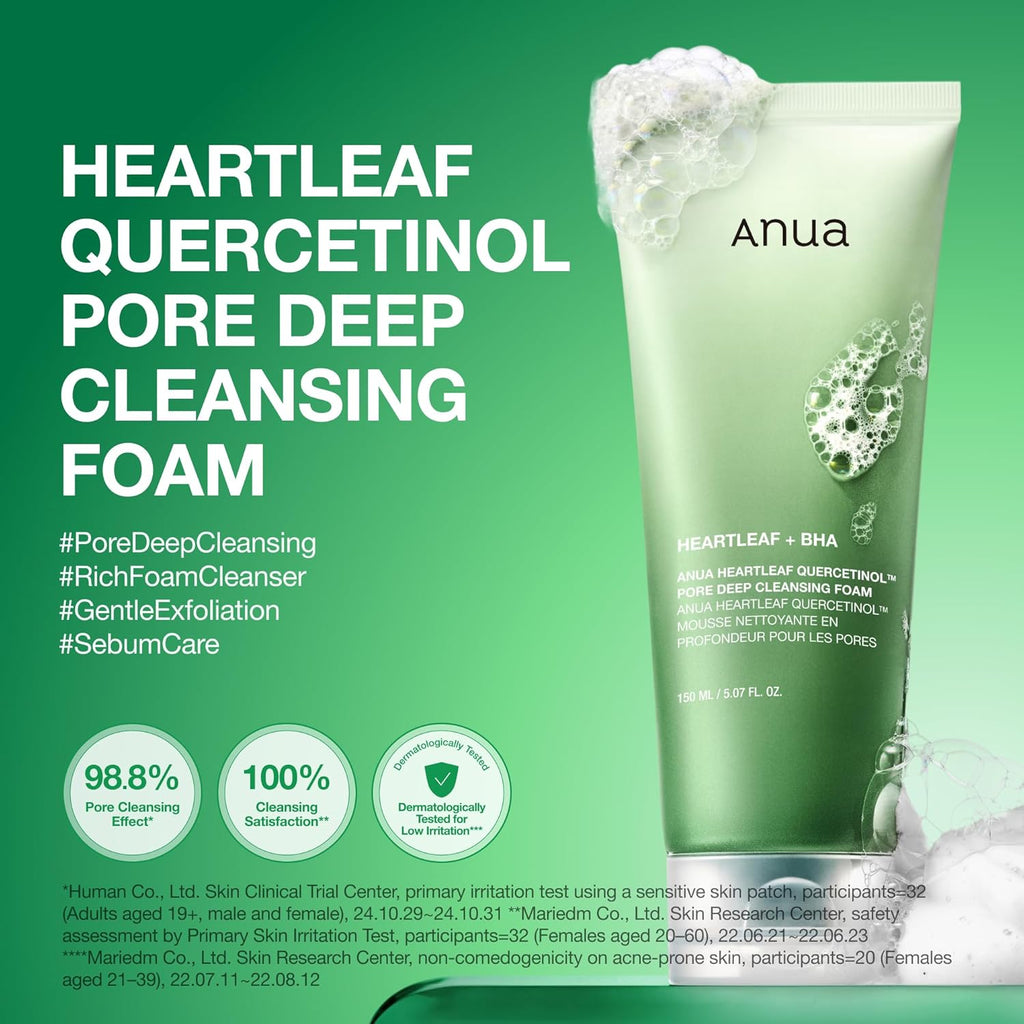 Anua Heartleaf - Espuma limpiadora profunda