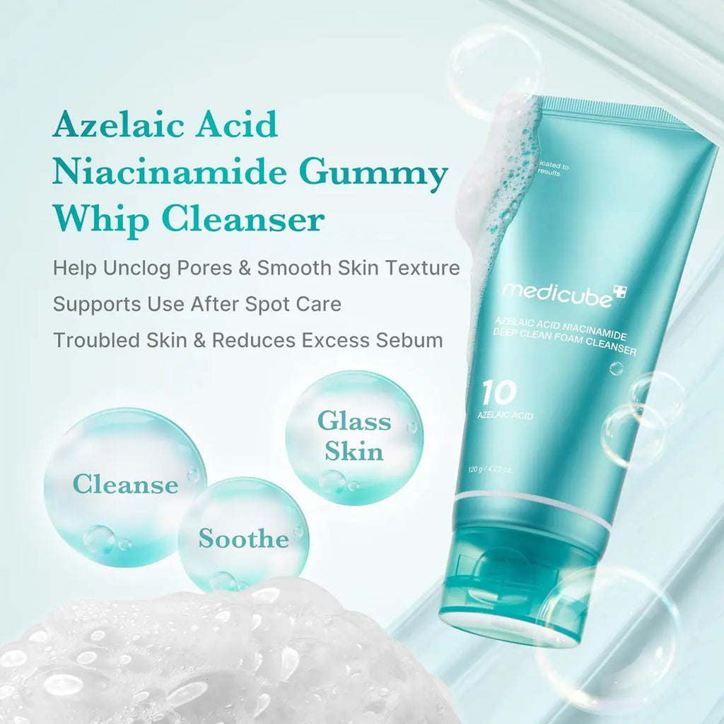 Medicube Azelaic Acid Niacinamide Deep Clean Foam Cleanser 10